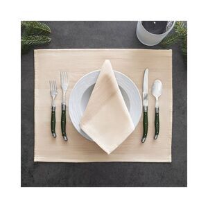 French Home Set Of 4 Striped Napkins